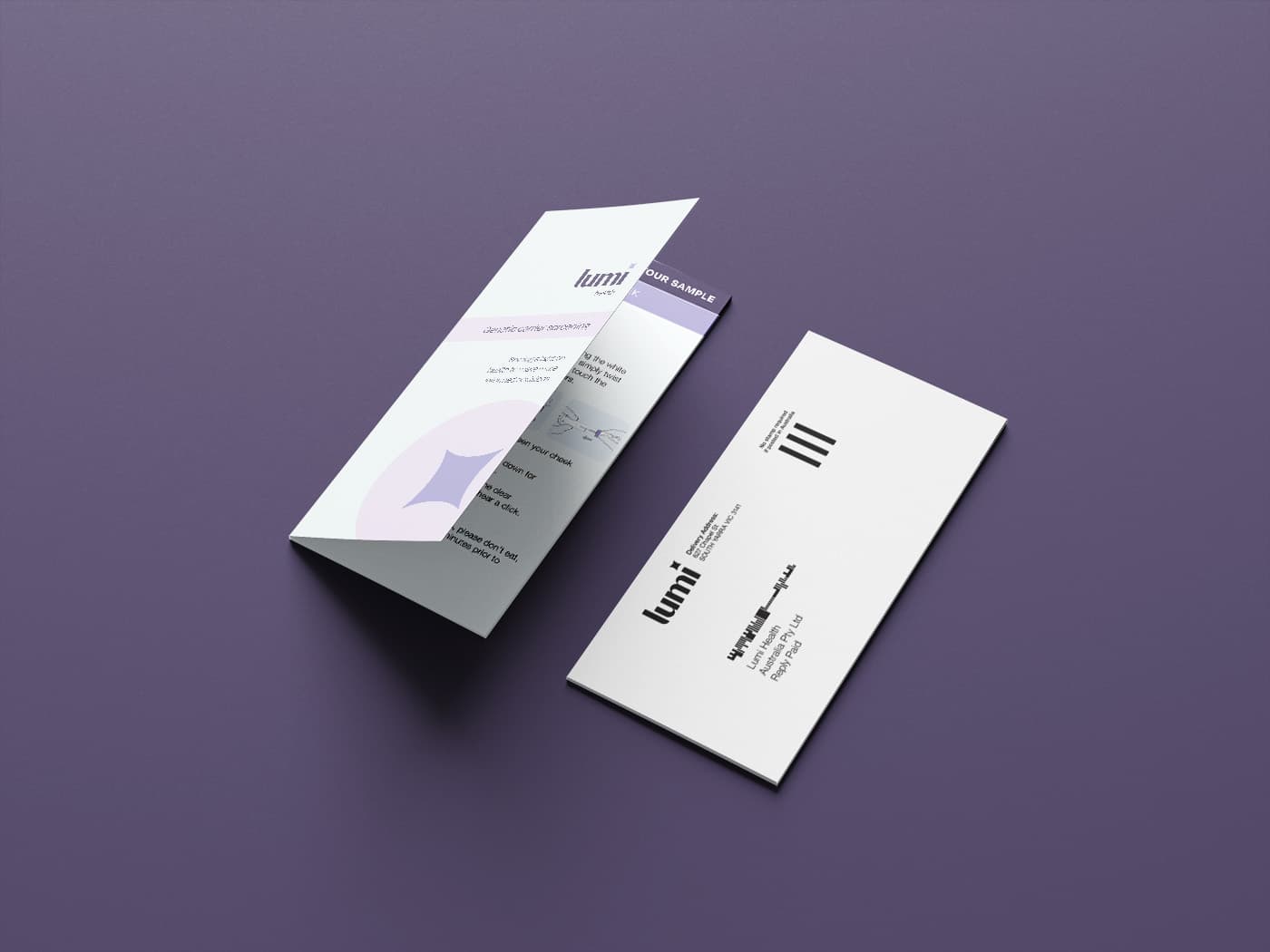 Instruction booklet and reply-paid envelope