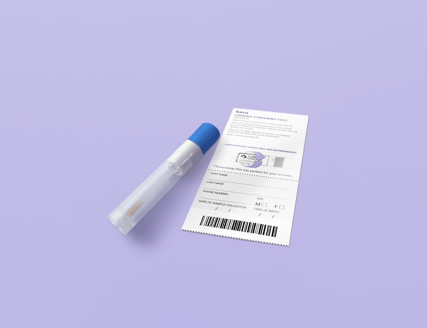1 Lumi cheek swab